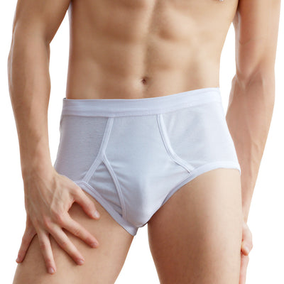 Men's Cotton High Waist Underwear Plus Size