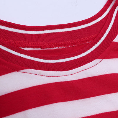 Women's Striped Paneled Loose Top