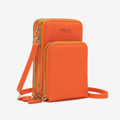 Crossbody Bag Women Tri-fold Pockets Phone Bags