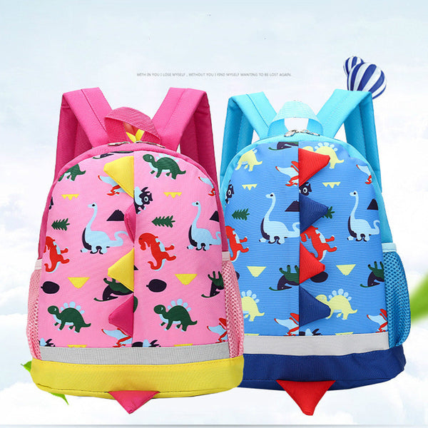Cartoon Dinosaur Children's Bag Kindergarten Schoolbag Men's And Women's Backpack