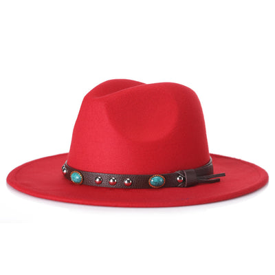New Fashion Woolen Top Hat Jazz Hat For Men