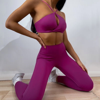 Super Elastic Running Fitness Yoga Women'sTwist Bra