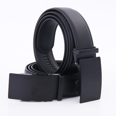 Business Automatic Buckle Leather Belt Men