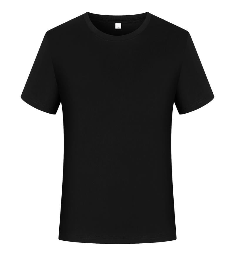 A Unisex Jersey Short Sleeve Tee Men T Shirt Black
