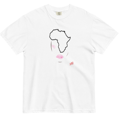 European And American African Kiss Digital Printing Casual Round Neck T-shirt