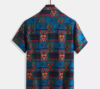 Beach shirt printed shirt men