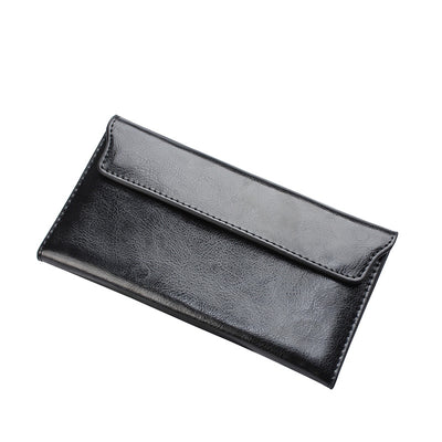 Long wallet women genuine leather