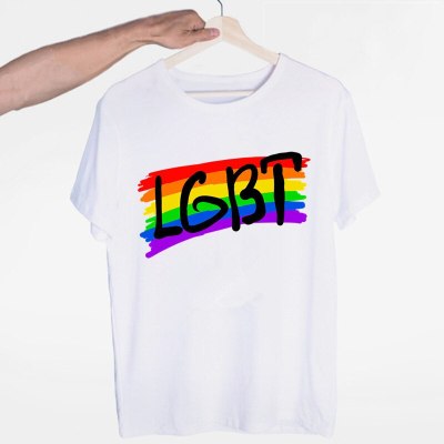 LGBT Rainbow Printing Short Sleeve T-shirt