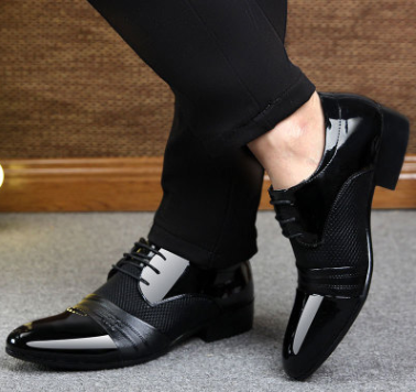 New men's fashion business casual shoes dress shoes