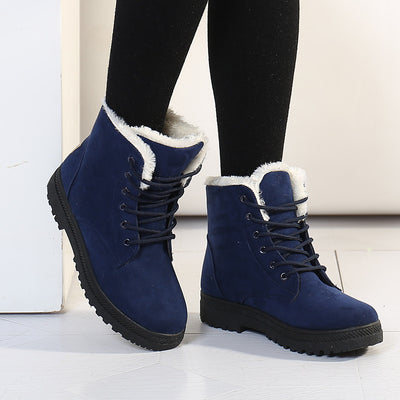 Winter Snow Boots With Warm Plush Ankle Boots For Women Shoes