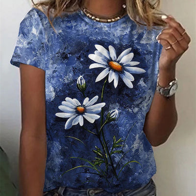 Printed Casual T-shirt For Women