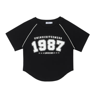 Summer Women's 1987 Special-interest Design Short-sleeved T-shirt