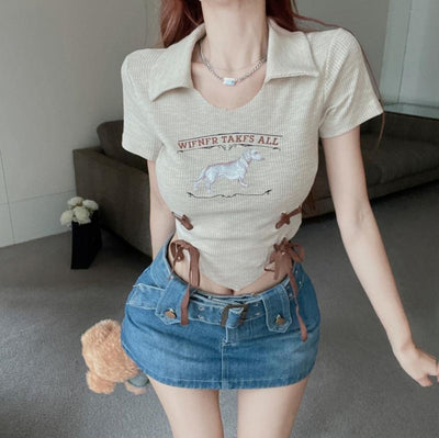Chinese Short Sleeved T Shirt For Women