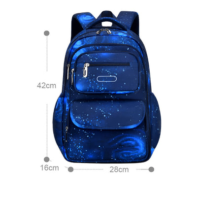 New Schoolbag For Primary School Students Male Side Refrigerator Open Large Capacity Children's Bags Grade