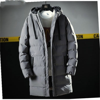 New Men's Parka Long Winter Thick Warm Coat