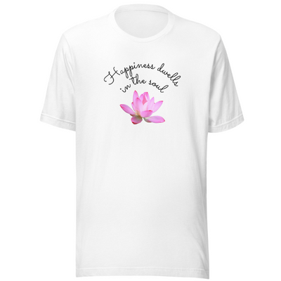 Happy Living In Soul T-shirt Digital Printing