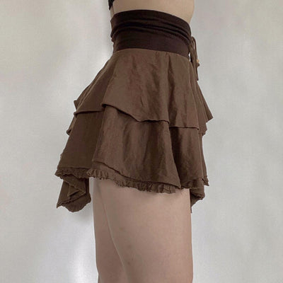 Wandering Style Retro High Waist Skirt