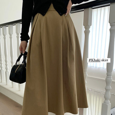 Modal A- Line Skirt Women's Mid-length