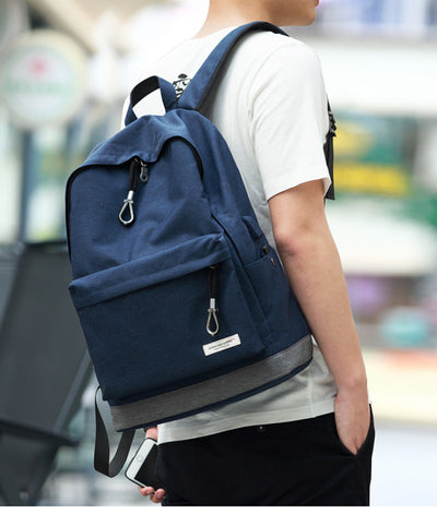 Korean Fashion Canvas Casual Travel Sports Backpack Backpack Men