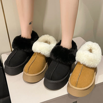 Women Short Plush Warm Snow Boots