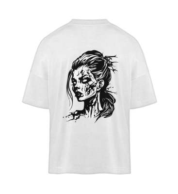 Organic Female Head Print Shirt Universal T-shirt