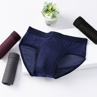 Quick-drying Mesh Ice Silk Men's Triangle Underwear