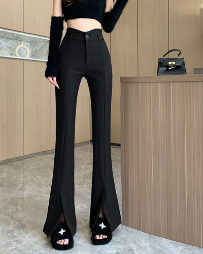X154  New Pants Style Korea  กางเกงเอวสูงดีไซน์สวยสไตส์เกาหลี