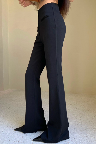 W969 New  high waist all-match straight flared pants