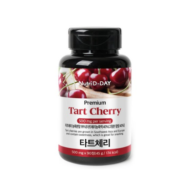 Nutri D Day Premium Tart Cherry Tablets, 90 Tablets, 1ea