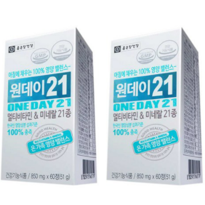 Chong Kun Dang Health One Day 21 Multi-Vitamin 60 tablets